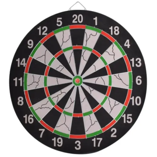 Flocked Pro Dart Board Front